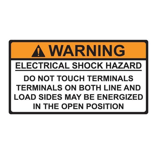 HELLERMANN TYTON 3.75 in. Pre-Printed Solar Label - Image 1