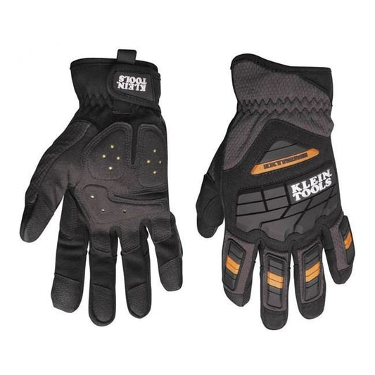 Klein® Tools Journeyman® Extra-Large Black Extreme Impact Gloves - Image 1