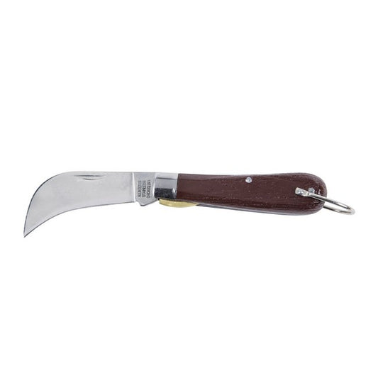 Klein® 6-1/8 in. Pocket Knife - Heavy-Duty Line Work, Stainless Steel Blade - Image 1