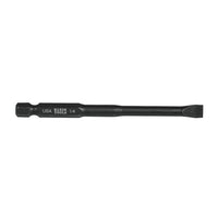 Klein® 3-1/2 in. Slotted Power Driver Bit, 1/4 Hex Shank, Pack of 5
