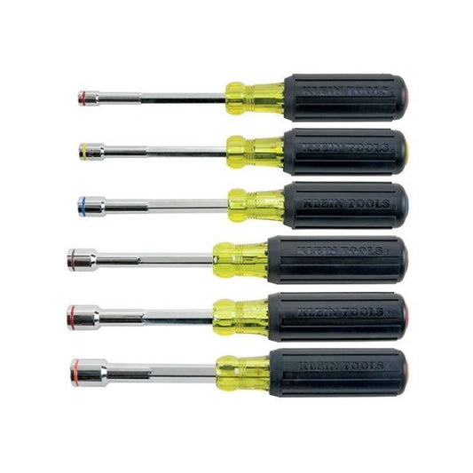 Klein® 6-Piece Heavy-Duty Nut Driver Set with Magnetic Tips - Image 1