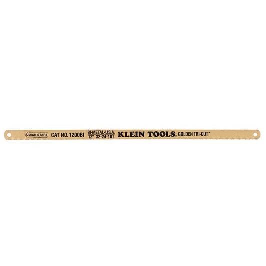 Klein® 32 Teeth Per Inch Golden Tri-Cut Hacksaw Blade - Image 1