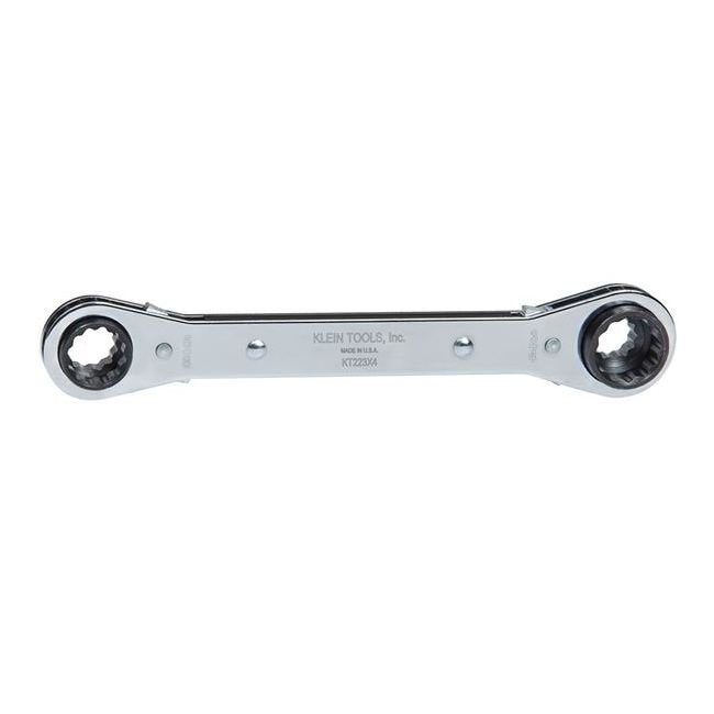 Klein 8-1/4 in. Lineman Ratcheting Wrench - Multi-Size Tool - Image 1