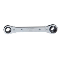 Klein 8-1/4 in. Lineman Ratcheting Wrench - Multi-Size Tool