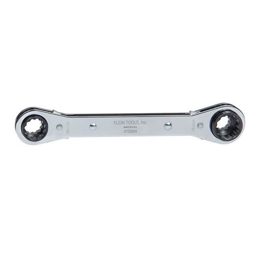 Klein 8-1/4 in. Lineman Ratcheting Wrench - Multi-Size Tool - Image 1