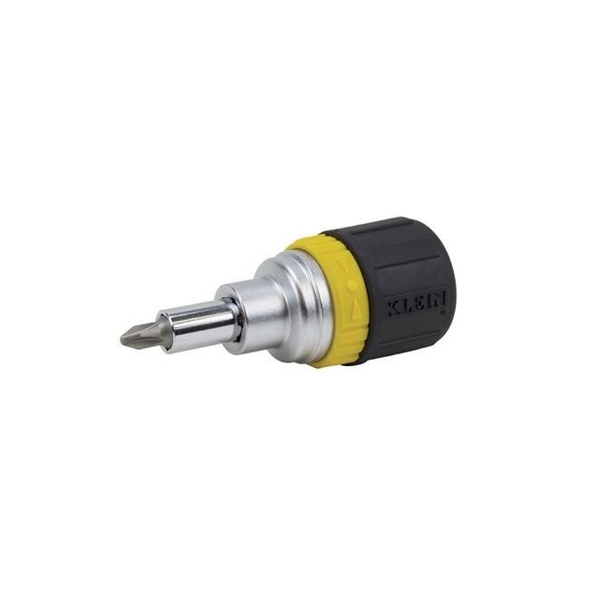 Klein® 4 in. Ratcheting Stubby Screwdriver with 3-1/2 in. Overall Length - Image 2