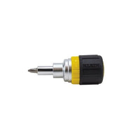 Klein® 4 in. Ratcheting Stubby Screwdriver with 3-1/2 in. Overall Length