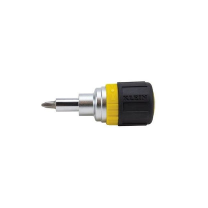 Klein® 4 in. Ratcheting Stubby Screwdriver with 3-1/2 in. Overall Length - Image 1