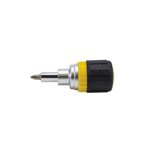 Klein® 4 in. Ratcheting Stubby Screwdriver with 3-1/2 in. Overall Length - Image 1