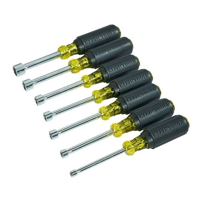 Klein® Cushion-Grip Magnetic Nut Driver Set - 7-Piece - Image 3