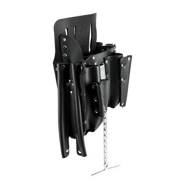Klein® 10 in. Leather Tool Pouch with 11 Pockets, USA Assembled - Image 3