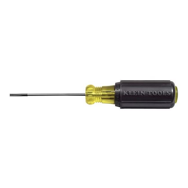Klein® Terminal Block Screwdriver - Cushion-Grip Handle, Precision Tip - Image 1