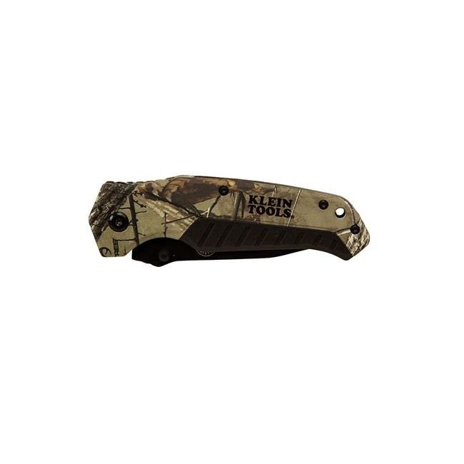 Klein® Pocket Knife with RealTree™ Camo Handle, Tanto Blade - Image 2