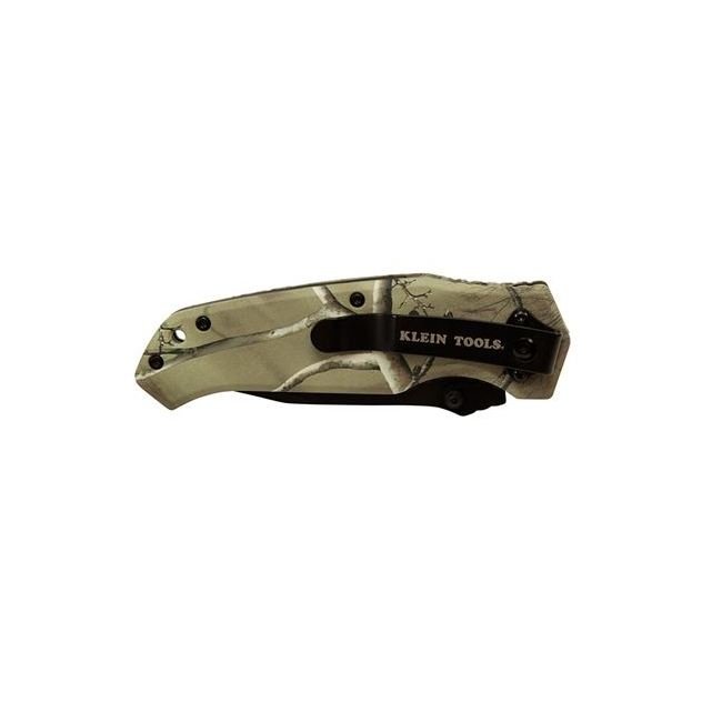 Klein® Pocket Knife with RealTree™ Camo Handle, Tanto Blade - Image 3