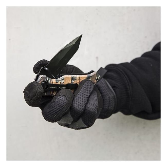 Klein® Pocket Knife with RealTree™ Camo Handle, Tanto Blade - Image 6