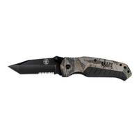 Klein® Pocket Knife with RealTree™ Camo Handle, Tanto Blade