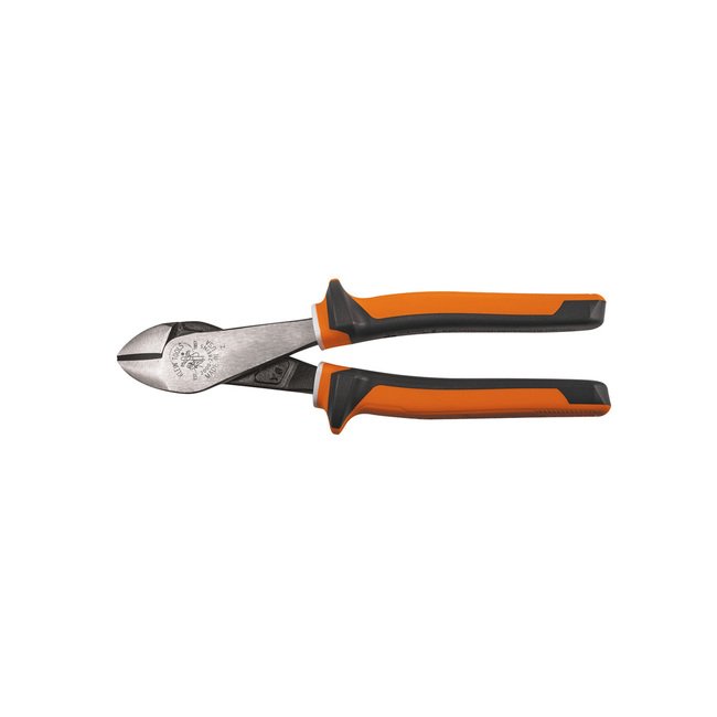 Klein® 8-1/4 in. High-Leverage Insulated Diagonal Cutting Plier - Image 1