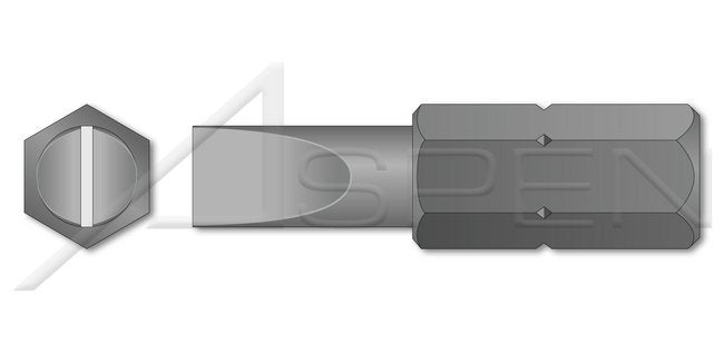 Slotted Drive Screwdriver Insert Bit - Image 1