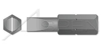 Slotted Drive Screwdriver Insert Bit