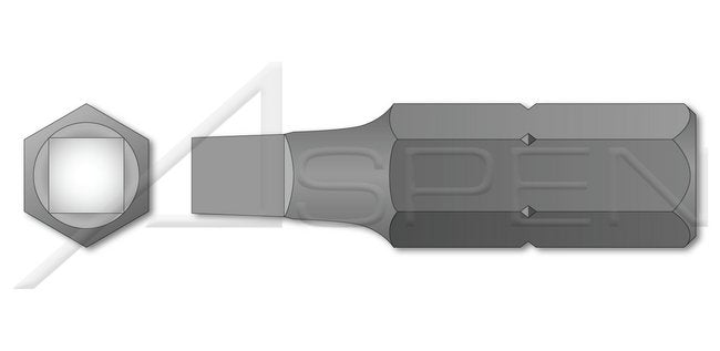 Square Drive Screwdriver Insert Bit - Image 1