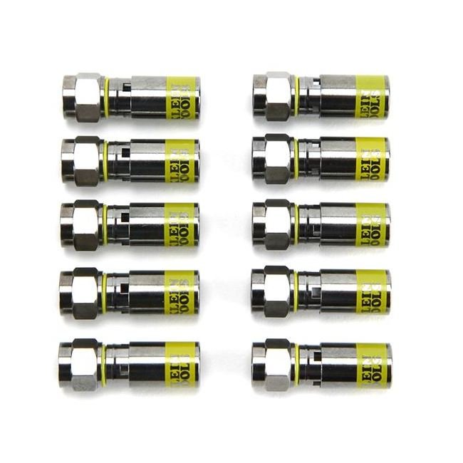 Klein® F Compression Coaxial Cable Connectors (Pack of 10) - Image 2