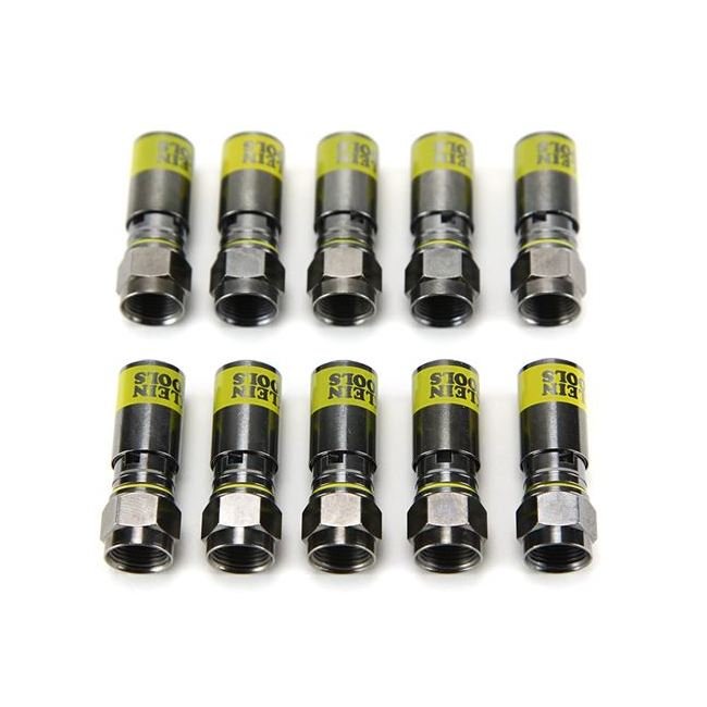 Klein® F Compression Coaxial Cable Connectors (Pack of 10) - Image 3