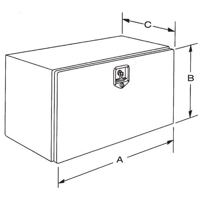 Heavy-Duty Economy Line Underbody Tool Box - Image 2