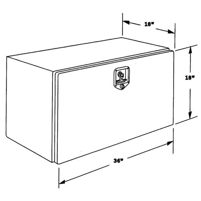 Heavy-Duty Economy Line Underbody Tool Box - Image 3