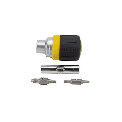 Klein® 6-in-1 Stubby Screwdriver with Cushion-Grip Handle - Image 2