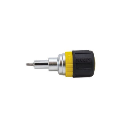 Klein® 6-in-1 Stubby Screwdriver with Cushion-Grip Handle - Image 1