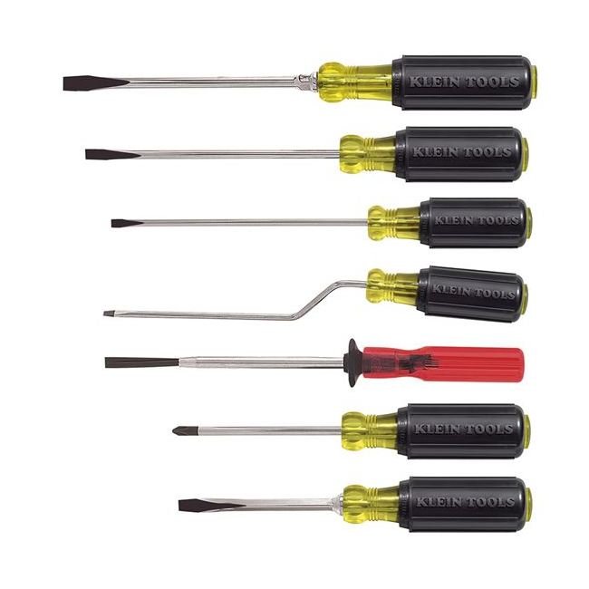 Klein® Cushion-Grip Multi Application Screwdriver Set - 7 Pieces - Image 1