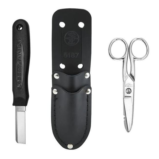 Klein Cable Splicer's Kit with Electrician's Scissors - Image 1
