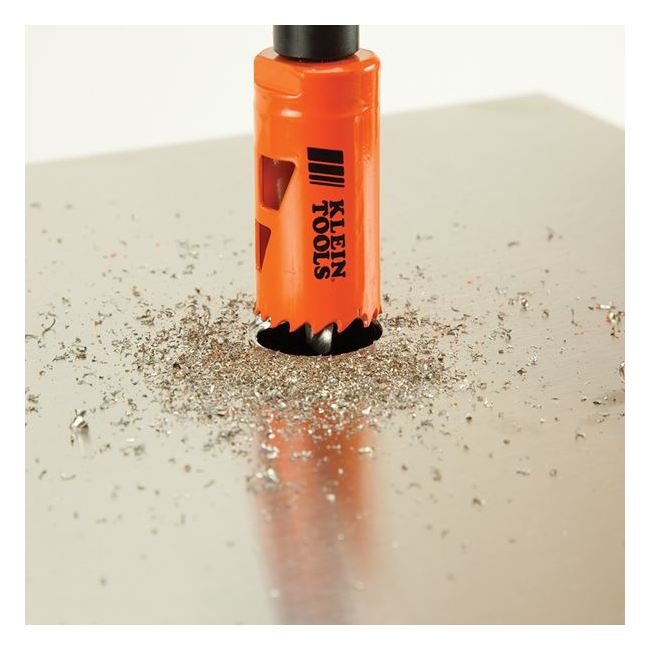 Klein® 7/8 in. Bi-Metal Heavy-Duty Hole Saw for Steel Cutting - Image 6