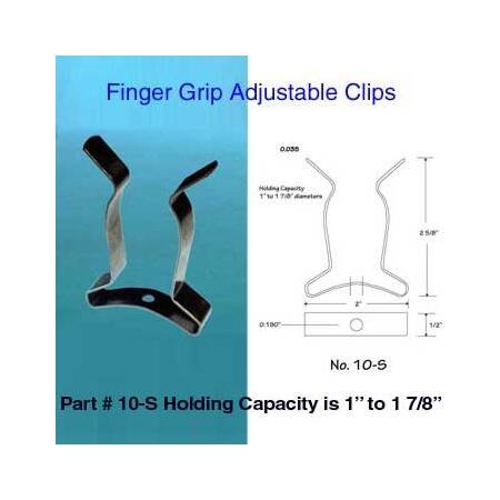Finger Grip Adjustable Clips - Model 10-S - Image 1