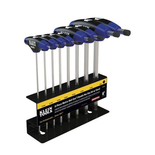 Klein® Journeyman 6 in. T-Handle Ball-End Hex Key Set - Image 1