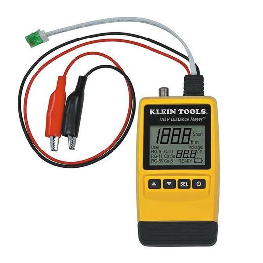 Klein® VDV Distance Meter - Cable Length Measurement Tool - Image 1