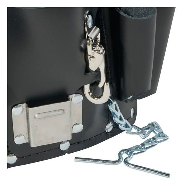Klein® 11 in. Leather Tool Pouch for Electricians & Maintenance Workers - Image 2