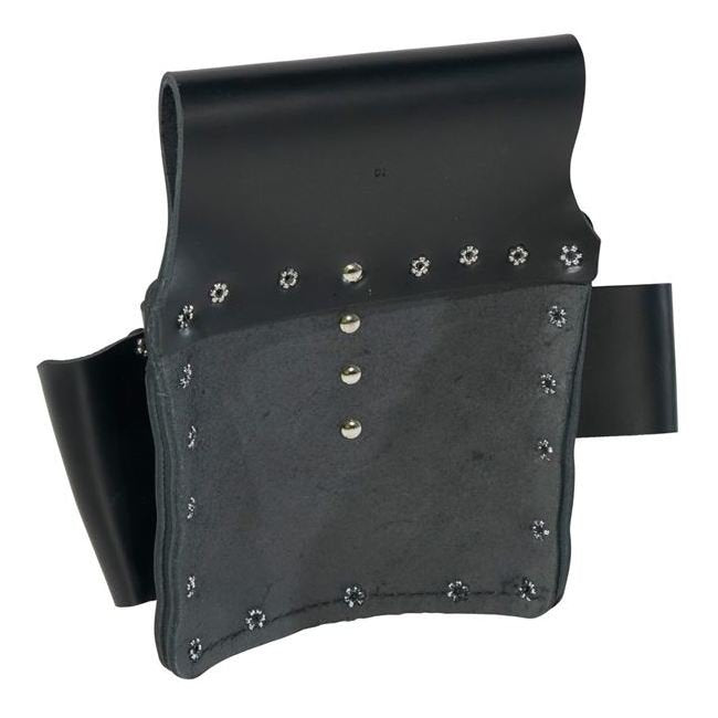Klein® 11 in. Leather Tool Pouch for Electricians & Maintenance Workers - Image 4