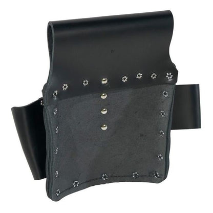 Klein® 11 in. Leather Tool Pouch for Electricians & Maintenance Workers - Image 4