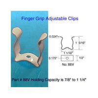 Adjustable Finger Grip Clips