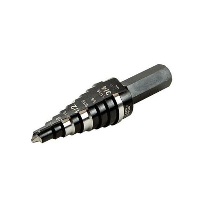Klein® 9-Hole Step Drill Bit, High Speed Steel, Hex Shank - Image 3