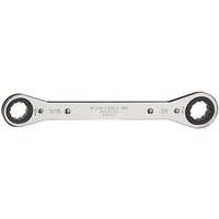 Klein® 9-1/4 in. Ratcheting Box Wrench - Chrome Finish