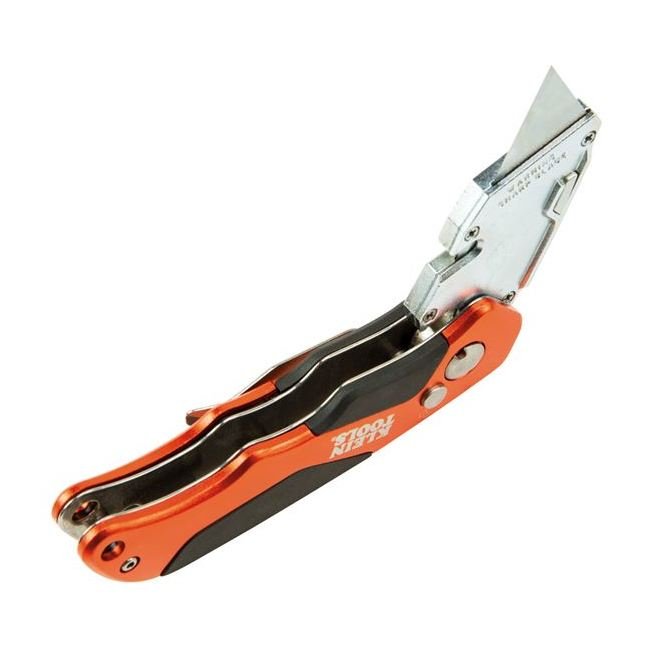 Klein® Folding Utility Knife - 6-1/4 in. Overall Length, Cable Insulation & Cutting Tool - Image 4