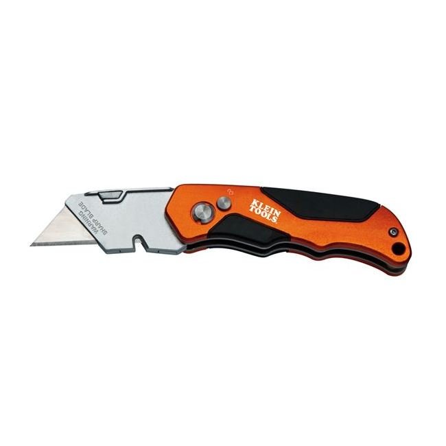 Klein® Folding Utility Knife - 6-1/4 in. Overall Length, Cable Insulation & Cutting Tool - Image 1