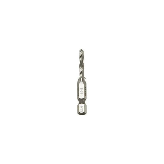 Klein® 8-32 Tap Size Drill Tap with 1/4" Hex Shank - Image 1