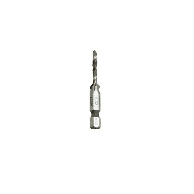 Klein® 6-32 Steel Drill Tap with 1/4" Hex Shank - Image 1