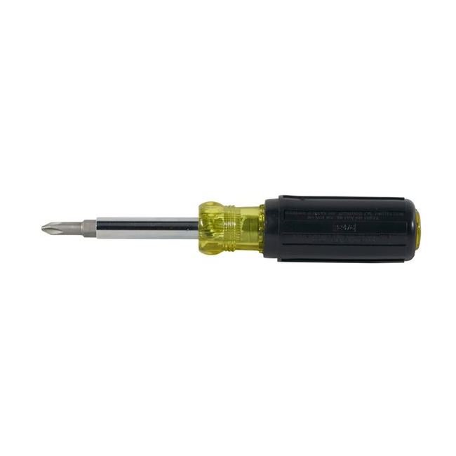 Klein® 5-in-1 Screwdriver/Nut Driver - 4 in. Shank, 7-3/4 in. Length - Image 3
