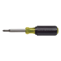 Klein® 5-in-1 Screwdriver/Nut Driver - 4 in. Shank, 7-3/4 in. Length