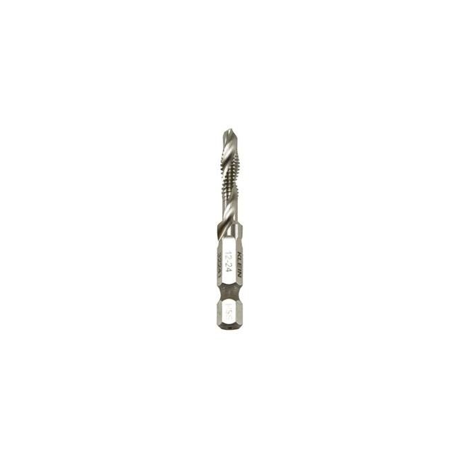 Klein® 12-24 Drill Tap with 1/4" Hex Shank - Image 1