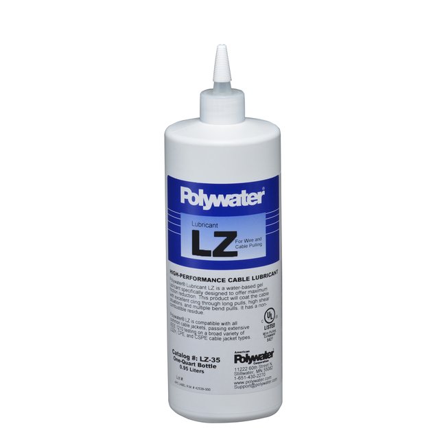 Polywater Quart Low-Smoke Zero Halogen Cable Lube - Image 1